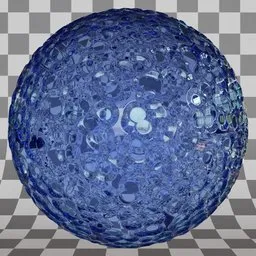 Bumpy glass procedural material