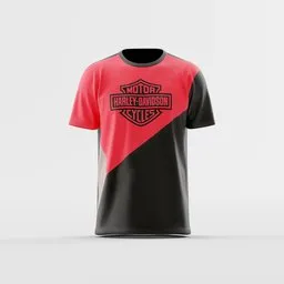 Harley-Davidson Asymmetrical Graphic Tee