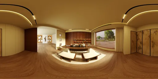Warm Light Tea room