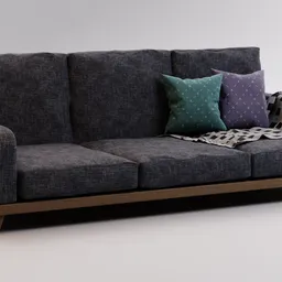 Fabric sofa