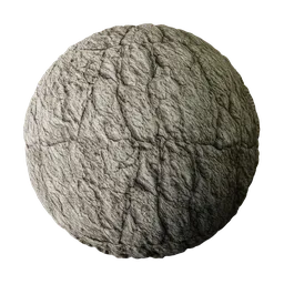 High-resolution 4K PBR rock texture for 3D Blender material library.