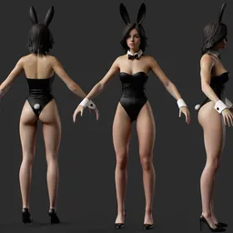 Bunny Bodysuit Costume Playboy
