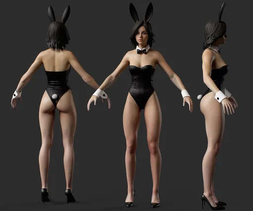 Bunny Bodysuit Costume Playboy