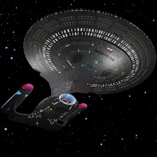 USS Enterprise - NCC-1701-D | FREE Spacecraft models | Blendkit