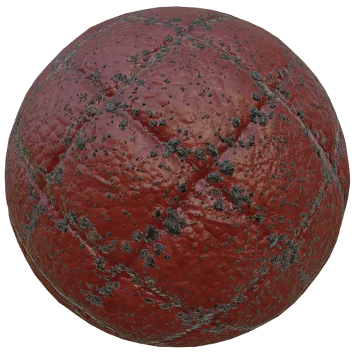 High-resolution PBR texture for 3D modeling, featuring red meat with realistic char marks suitable for Blender and other software.