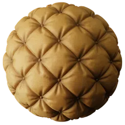 Quilted Fabric Orange