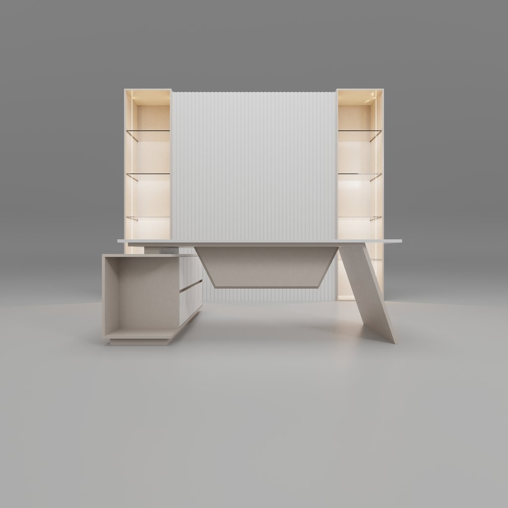 Office Furniture V1 | 3D Desk models | BlenderKit