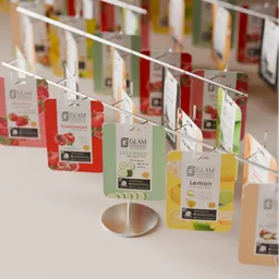 Face mask packaging hanger