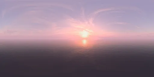 Dawn over the sea