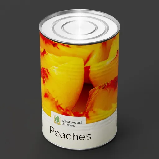 Tin Can Chopped Peaches