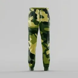 Classic Camo Print Joggers