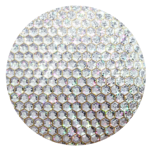 High-resolution procedural melee diamond texture for 3D materials, ideal for realistic diamond detailing in jewelry and accessories.