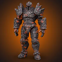Molten-Giant-Rigged-Game Ready