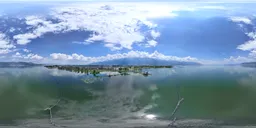 Highsky bluesky cloud lake