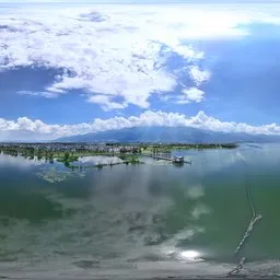 Highsky bluesky cloud lake