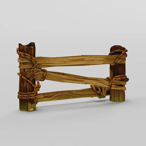Wooden fence