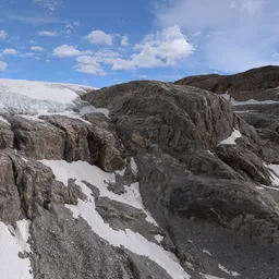 Mountain Rocky Glacier Photoscan