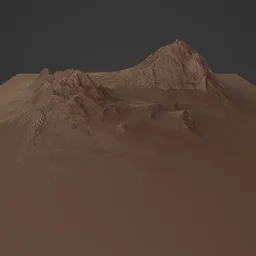 Landscape Terrain Brush Rugged