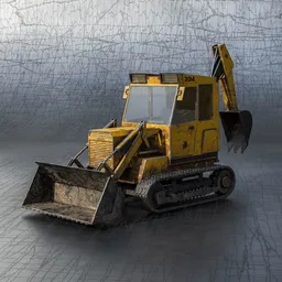 Excavator loader