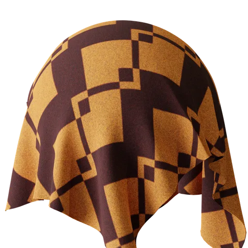High-quality 4K PBR double zigzag fabric texture suitable for Blender 3D and other 3D modeling applications.