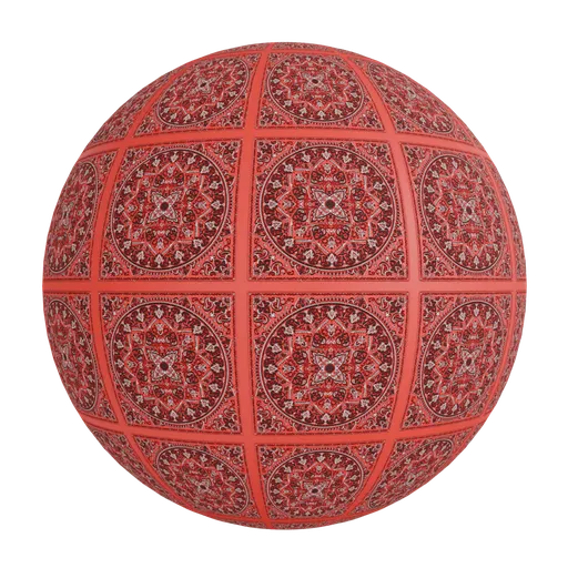 Ornamental floral wallpaper