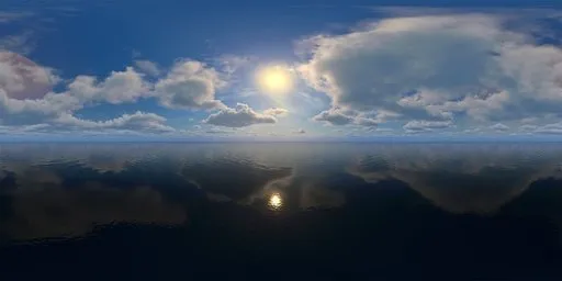 Daytime Sun and Clouds HDRI