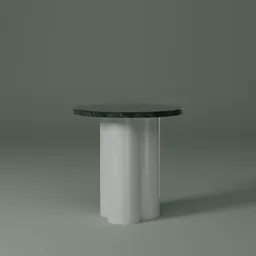 Highly detailed 3D rendering of modern coffee table, ideal for Blender architecture visualization.