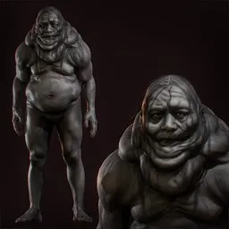 Murgoth Humanoid Monster Rigged Game Ready
