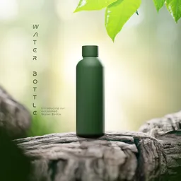 Eco-Friendly Water Bottle in Nature