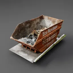 Construction Waste Dumpster Scan