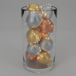 Christmas Decoration Ornament Glass Jar with light