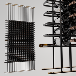 "Add a touch of elegance to your restaurant or bar scene with this Wine Wall 3D model in Blender. Featuring intricate interconnections and small nixie tubes, this 8k resolution model showcases a rack filled with bottles of wine. Inspired by Gaetano Previati, this model is perfect for any wine enthusiast or interior design project."