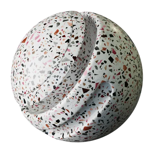 White Terrazzo Composite