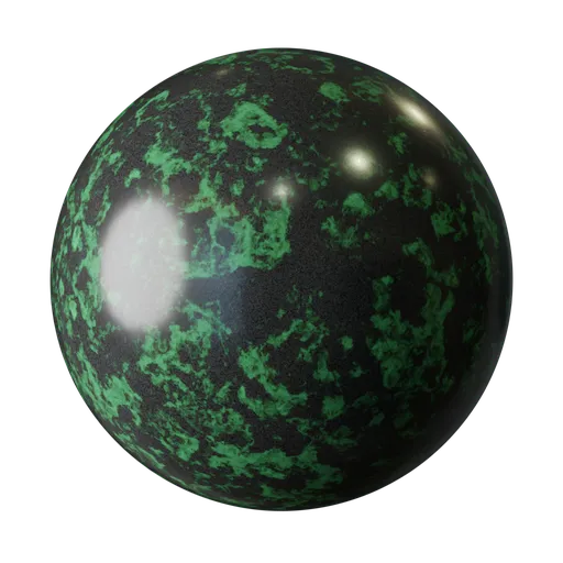 Greend marble material