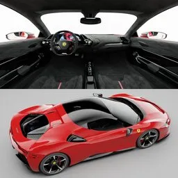 Ferrari SF90 Stradale(Rigged)