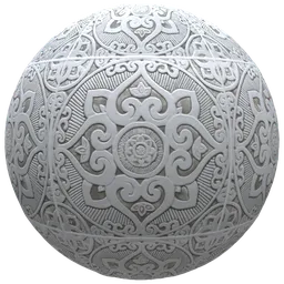 Embossed Ornamental Tile
