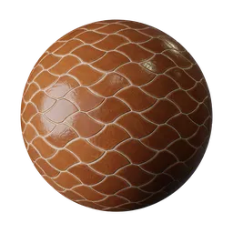 Brown cell tiles
