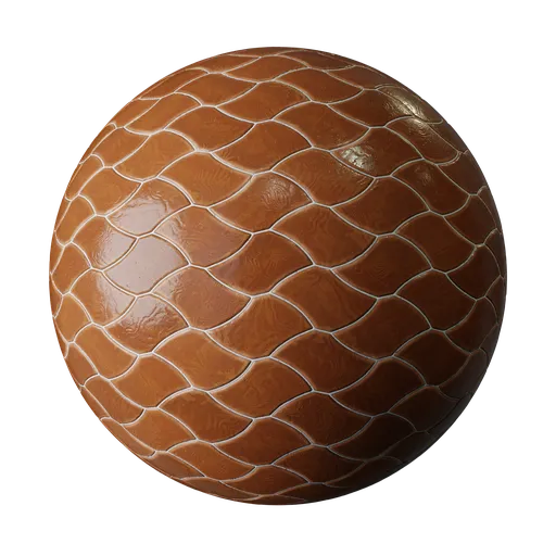 Brown cell tiles