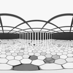 Hexagon Dome Sci-Fi HDRI