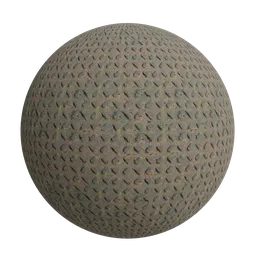 Diamond plate metal