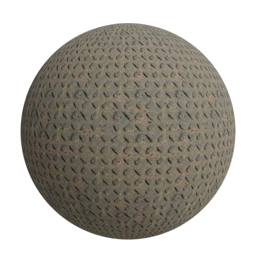 Diamond plate metal