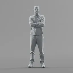 Lowpoly Male Standing
