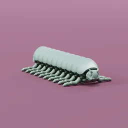 Segmented centipede toy