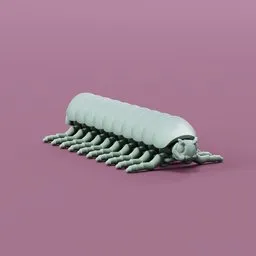 Segmented centipede toy