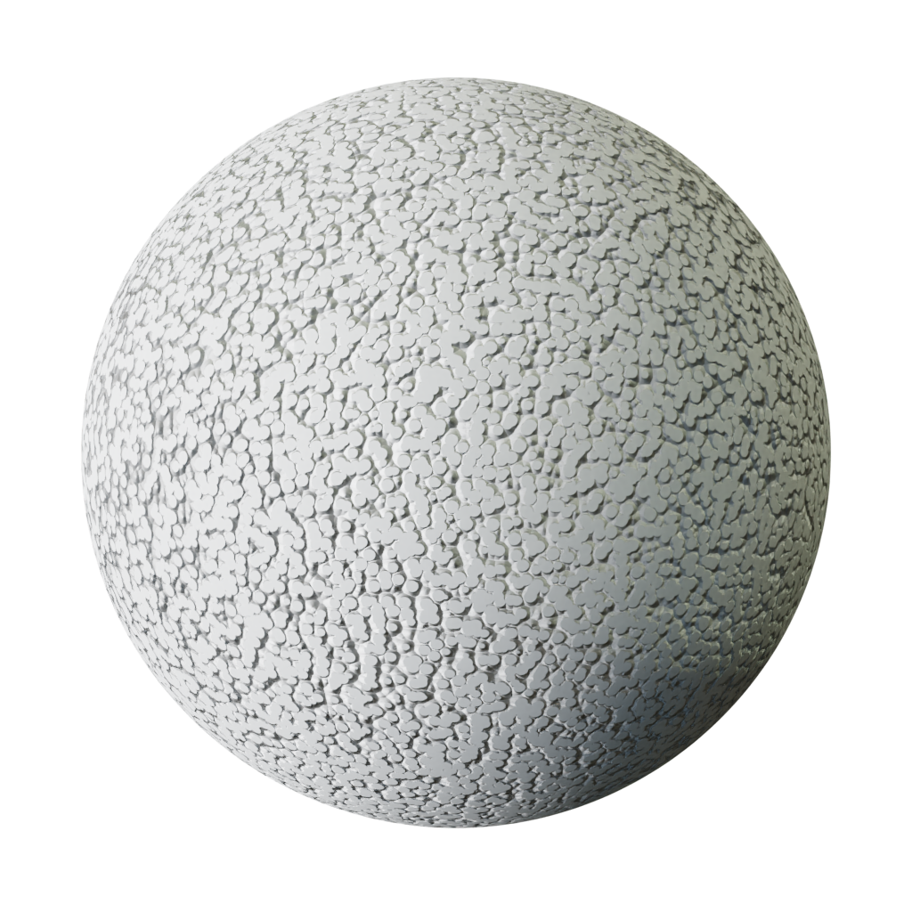 Procedural Expanded polystyrene FREE plastic materials BlenderKit