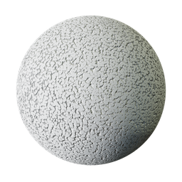 High-quality 3D render of lightweight foam texture for PBR material in CGI and architectural visualization.