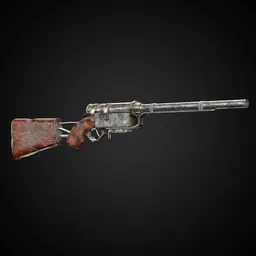 Apocalyptic Game-Ready Guns + 4K Textures | BlenderKit Series