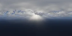 Hazy Sky with Sunrays