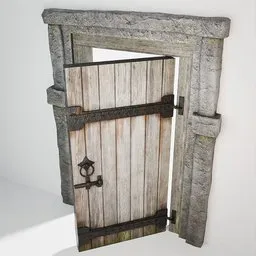Medieval Castle Door 45