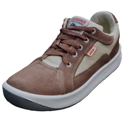 Detailed 3D sneaker model, perfect for Blender artists focused on fashion and retail visualization.